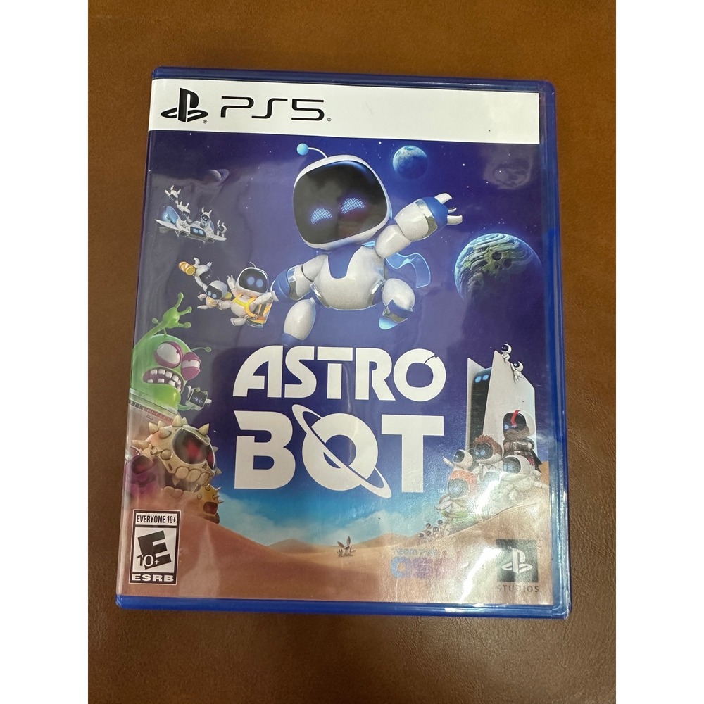 Sony Astro Bot Video Game PS5 Blue Excellent Physical Disc Platformer